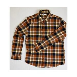 Sonoma Goods for Life Plaid Flannel Button-Down Shirt – Size Large